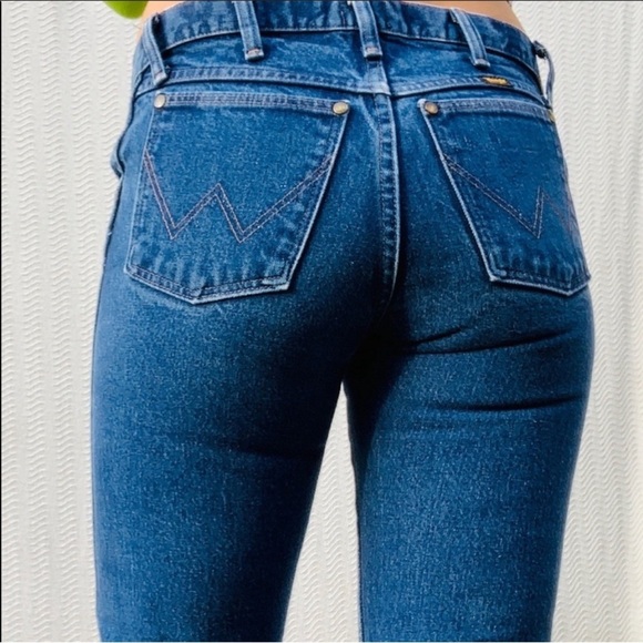 Wrangler Straight Blue Jeans Timeless Style - Picture 2 of 10